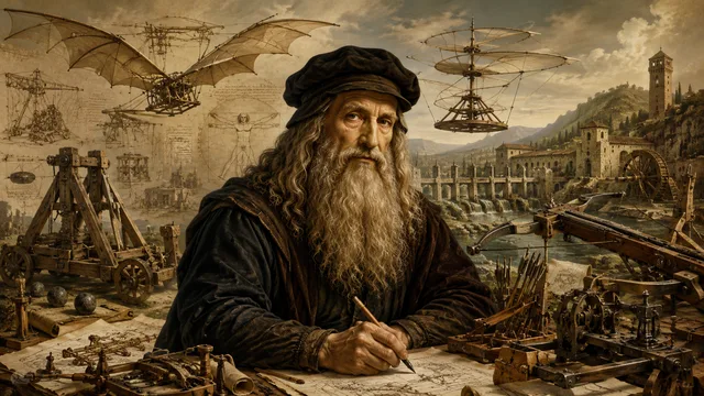 Leonardo da Vinci and Medieval Weapons