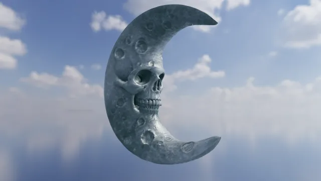 Moon skull