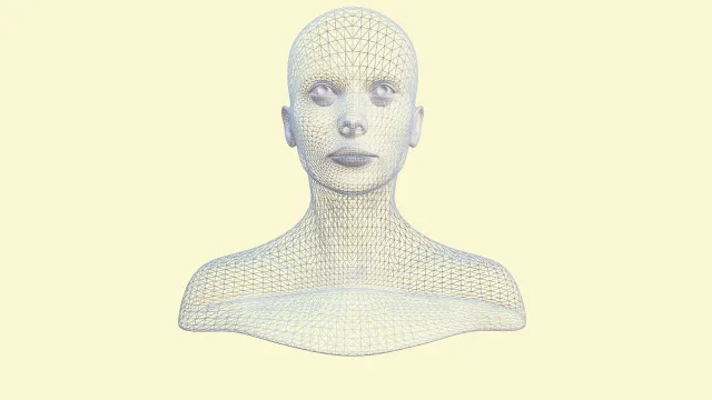 Animated head model
