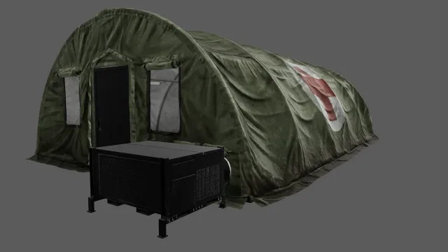Military medical tent