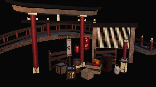 Ensemble d'actifs japonais