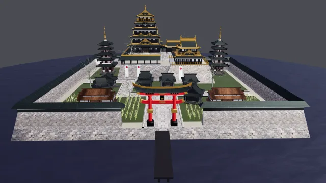 Japanese temple