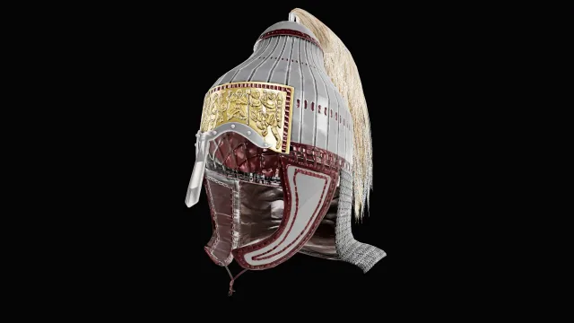 Lamellary helmet