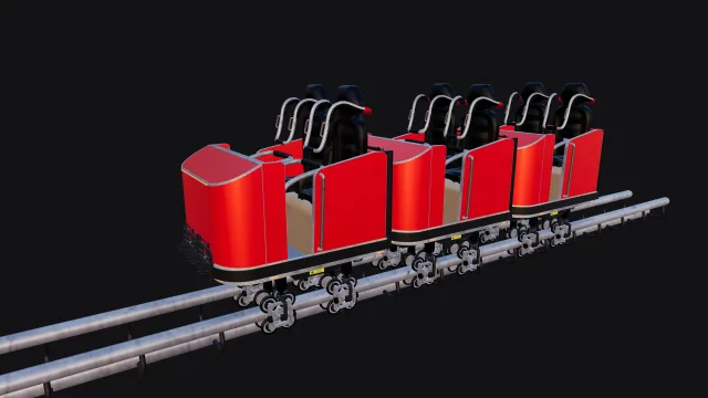 A roller coaster