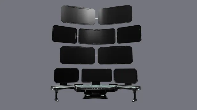 Sci-Fi Command Panel