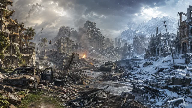 The wreckage