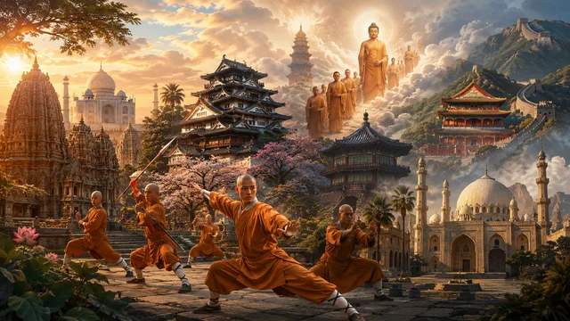 Temples and architecture