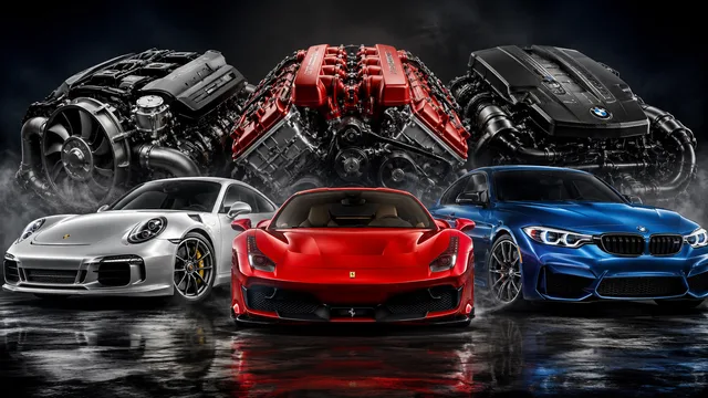 Automotive engines and spare parts